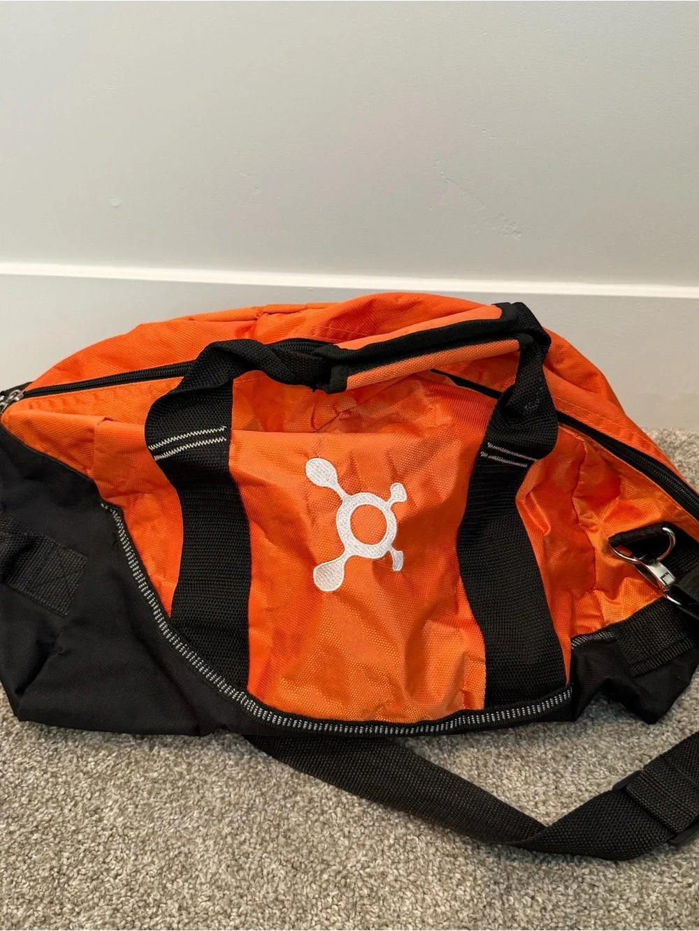 Orange Theory Fitness Bag Orange Black Small Gym Bay Duffel Bag Workout Handles